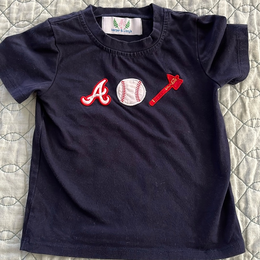Atlanta Braves Baby/Toddler T-shirt, size 18-24 mo